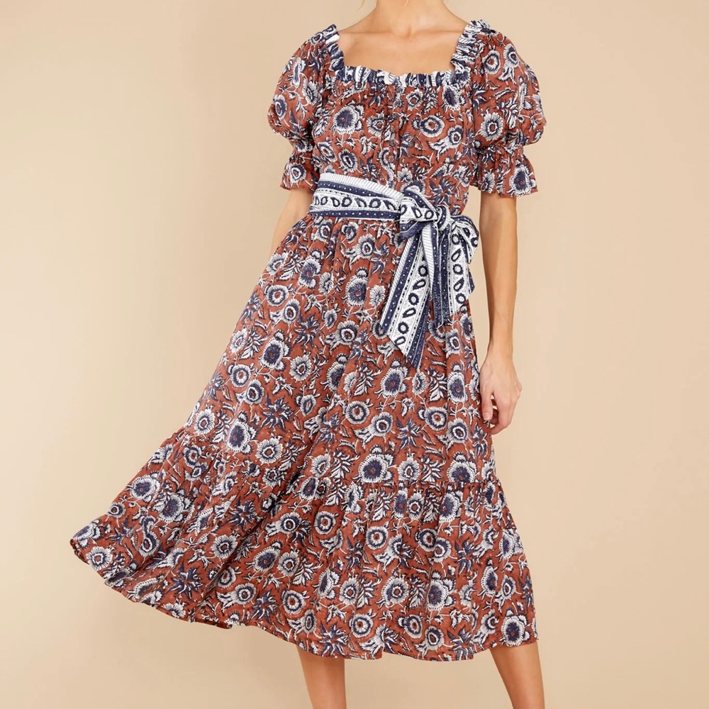 Cleobella Floral Midi Dress